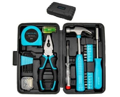 Cecotec ToolBox EasyGo Juego de Herramientas - 68 Piezas - Incluye Accesorios - Color Negro