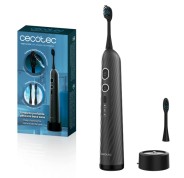 Cecotec ToothCare Jet Splash UltraSonic Cepillo de Dientes e Irrigador - Tanque de 60ml - Presion 120PSI - 3 Modos - Autonomia de 4 Semanas - IPX7 - Cabezales Incluidos - Temporizador - Color Gris Oscuro