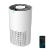 Cecotec TotalPure 2000 Connected Purificador de Aire - 50W - Control Wi-Fi y Tactil - Cobertura hasta 50m3 - 3 Etapas de Filtrado - Sensor Pm 2.5 - Funcionamiento Silencioso - Color Blanco