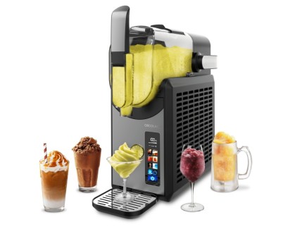 Cecotec TwistandIce 2600 Heladera - Capacidad de 2.6L - Control Tactil Intuitivo - 6 Modos de Preparacion - Textura Ajustable - Refrigeracion Integrada - Boquilla Antigoteo - Color Negro