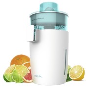 Cecotec Zitrus TowerAdjust Easy 800 White Exprimidor Electrico - Potencia 800W - Capacidad 0.5L - Boquilla Antigoteo - Filtro con Regulador de Pulpa - Conos Desmontables - Color Blanco