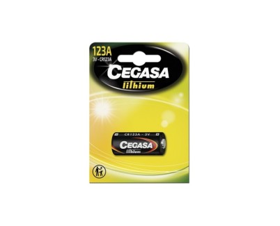 Cegasa Lithium CR123A Pack de 1 Pila 123A 3V