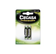 Cegasa Rechargeable Pack de 2 Pilas Recargables AAA HR03 800mAh