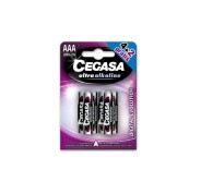 Cegasa Ultra Alcaline Pack de 6 Pilas LR03 AAA - Alta Tecnologia - Mas Capacidad, Potencia y Rendimiento