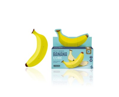 Comansi Fruitcube Rompecabezas Pl&aacute;tano&nbsp;- Puzzle Rompecabeza - Inspirado en Fruta - Juego de L&oacute;gica - Juego Educativo