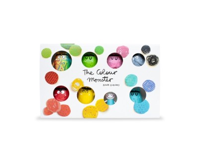 Comansi Set El Monstruo de Colores Completo 8 Figuras - Juego Inteligencia Emocional - Inspirado en Libro