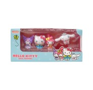 Comansi Set Hello Kitty & Friends Colección Completa - 4 Figuras - Diseño Kawaii - Hello Kitty, My Melody, Kuromi y Cinnamoroll