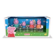 Comansi Set Peppa Pig Family 4 Figuras - Diseño Infantil - Regalo Niños - Peppa Pig, George, Mommy Pig y Daddy Pig