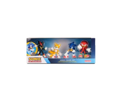 Comansi Set Sonic Cl&aacute;sico 4 Figuras&nbsp;&nbsp;- Sonic, Tails, Knuckles, Shadow - Coleccionable - Regalo Gamer