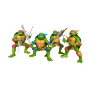 Comansi Set TMNT Tortugas Ninja 4 Figuras - Estilo Cómic Retro - Coleccionable  - Michelangelo, Donatello, Raphael, Leonardo
