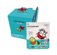 Comansi Sticker Art Junior Genérico Blister - Pegatinas Creativas para Ventanas  - Manualidades Infantiles - Surtido Temático