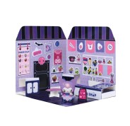 Comansi Sticker House Kuromi Ramen Shop - Incluye Figura - Stickers Lavables -  Escenario Adorable - Juego Creativo
