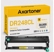 Compatible Brother DR-248 / DR248CL Amarillo Tambor de Imagen (Drum) para Brother DCP-L: 3515CDW 3520CDW 3520CDWE 3555CDW 3560CDW / HL-L: 3215CW 3220CW 3220CWE 3240CDW 8230CDW 8240CDW / MFC-L: 3740CDW 3740CDWE 3760CDW 8340CDW 8390CDW