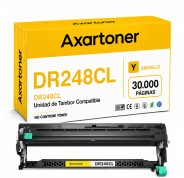 Compatible Brother DR-248 / DR248CL Amarillo Tambor de Imagen (Drum) para Brother DCP-L: 3515CDW 3520CDW 3520CDWE 3555CDW 3560CDW / HL-L: 3215CW 3220CW 3220CWE 3240CDW 8230CDW 8240CDW / MFC-L: 3740CDW 3740CDWE 3760CDW 8340CDW 8390CDW