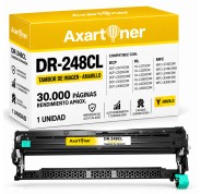 Compatible Brother DR-248 / DR248CL Amarillo Tambor de Imagen (Drum) para Brother DCP-L: 3515CDW 3520CDW 3520CDWE 3555CDW 3560CDW / HL-L: 3215CW 3220CW 3220CWE 3240CDW 8230CDW 8240CDW / MFC-L: 3740CDW 3740CDWE 3760CDW 8340CDW 8390CDW