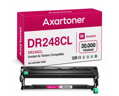 Compatible Brother DR-248 / DR248CL Magenta Tambor de Imagen (Drum) para Brother DCP-L: 3515CDW 3520CDW 3520CDWE 3555CDW 3560CDW / HL-L: 3215CW 3220CW 3220CWE 3240CDW 8230CDW 8240CDW / MFC-L: 3740CDW 3740CDWE 3760CDW 8340CDW 8390CDW