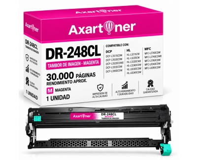 Compatible Brother DR-248 / DR248CL Magenta Tambor de Imagen (Drum) para Brother DCP-L: 3515CDW 3520CDW 3520CDWE 3555CDW 3560CDW / HL-L: 3215CW 3220CW 3220CWE 3240CDW 8230CDW 8240CDW / MFC-L: 3740CDW 3740CDWE 3760CDW 8340CDW 8390CDW