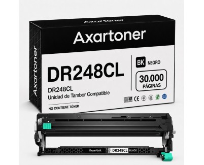 Compatible Brother DR-248 / DR248CL Negro Tambor de Imagen (Drum) para Brother DCP-L: 3515CDW 3520CDW 3520CDWE 3555CDW 3560CDW / HL-L: 3215CW 3220CW 3220CWE 3240CDW 8230CDW 8240CDW / MFC-L: 3740CDW 3740CDWE 3760CDW 8340CDW 8390CDW