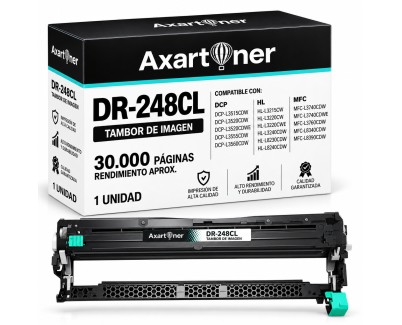 Compatible Brother DR-248 / DR248CL Negro Tambor de Imagen (Drum) para Brother DCP-L: 3515CDW 3520CDW 3520CDWE 3555CDW 3560CDW / HL-L: 3215CW 3220CW 3220CWE 3240CDW 8230CDW 8240CDW / MFC-L: 3740CDW 3740CDWE 3760CDW 8340CDW 8390CDW