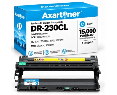 Compatible Brother DR230 Cyan Tambor de Imagen DR-230CL (Drum) para Brother DCP-9010CN HL-3040CN HL-3045CN HL-3070CN HL-3070CW HL-3075CW MFC-9120CN MFC-9125CN MFC-9320CW MFC-9325CW