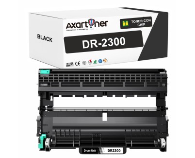 Compatible Brother DR2300 Negro Tambor de Imagen (Drum) para Brother MFC-L2700DW HL-L2300D HL-L2340DW DCP-L2520DW DCP-L2500D DCP-L2540DN MFC-L2720DW MFC-L2740DW
