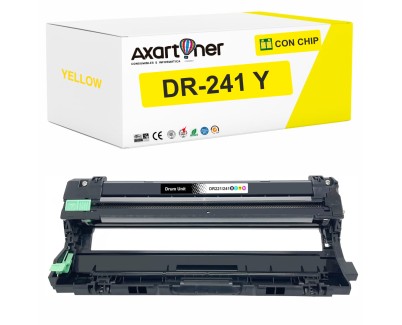 Compatible Brother DR241CL / DR-241 Amarillo Tambor de Imagen (Drum) para Brother DCP: 9015CDW 9017CDW 9020CDW 9022CDW / HL: 3140CW 3142CW 3150CDW 3152CDW 3170CDW 3172CDW / MFC: 9140CDN 9142CDN 9330CDW 9332CDW 9340CDW 9342CDW