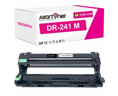 Compatible Brother DR241CL / DR-241 Magenta Tambor de Imagen (Drum) para Brother DCP: 9015CDW 9017CDW 9020CDW 9022CDW / HL: 3140CW 3142CW 3150CDW 3152CDW 3170CDW 3172CDW / MFC: 9140CDN 9142CDN 9330CDW 9332CDW 9340CDW 9342CDW