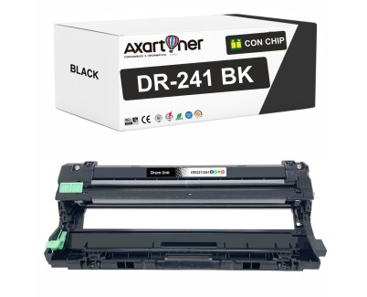 Compatible Brother DR241CL / DR-241 Negro Tambor de Imagen (Drum) para Brother DCP: 9015CDW 9017CDW 9020CDW 9022CDW / HL: 3140CW 3142CW 3150CDW 3152CDW 3170CDW 3172CDW / MFC: 9140CDN 9142CDN 9330CDW 9332CDW 9340CDW 9342CDW