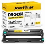 Compatible Brother DR243CL / DR-243 Amarillo Tambor de Imagen (Drum) para DCP-L3510CDW, DCP-L3550CDW, HL-L3210CW, HL-L3230CDW, HL-L3270CDW, HL-L3280CDW, MFC-L3710CW, MFC-L3730CDN, MFC-L3750CDW, MFC-L3770CDW