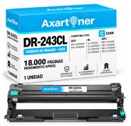 Compatible Brother DR243CL / DR-243 Cyan Tambor de Imagen (Drum) para DCP-L3510CDW, DCP-L3550CDW, HL-L3210CW, HL-L3230CDW, HL-L3270CDW, HL-L3280CDW, MFC-L3710CW, MFC-L3730CDN, MFC-L3750CDW, MFC-L3770CDW