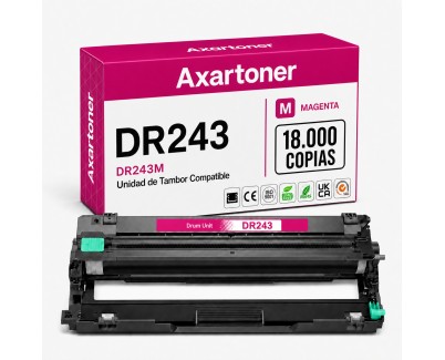 Compatible Brother DR243CL / DR-243 Magenta Tambor de Imagen (Drum) para DCP-L3510CDW, DCP-L3550CDW, HL-L3210CW, HL-L3230CDW, HL-L3270CDW, HL-L3280CDW, MFC-L3710CW, MFC-L3730CDN, MFC-L3750CDW, MFC-L3770CDW