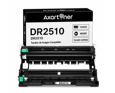 Compatible Brother DR2510 / DR-2510 Negro Tambor de Imagen para Brother DCP-L2620 / DCP-L2627 / DCP-L2660 / DCP-L2665 / HL-L2400 / HL-L2445 / HL-L2447 / MFC-L2800 / MFC-L2827 / MFC-L2835 / MFC-L2860 / MFC-L2960 / MFC-L2980