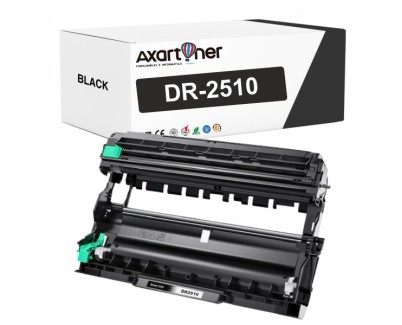 Compatible Brother DR2510 Negro Tambor de Imagen para Brother DCP-L2610 / DCP-L2627 / DCP-L2660 / DCP-L2665 / HL-L2400 / HL-L2445 / HL-L2447 / MFC-L2800 / MFC-L2827 / MFC-L2860