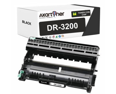 Compatible Brother DR3200 Negro Tambor de Imagen (Drum) para Brother DCP-8070D DCP-8085DN HL-5340D HL-5340DL HL-5350DN HL-5350DNLT HL-5370DW HL-5380DN MFC-8370DN MFC-8380DN MFC-8880DN MFC-8890DW