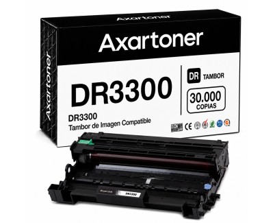 Compatible Brother DR3300 Negro Tambor de Imagen (Drum) DR-3300 para Brother  DCP-8110 8110DN 8250 / HL-5440D 5450DN 5470DW 6180 / MFC-8510DN 8520DN 8950
