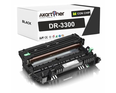 Compatible Brother DR3300 Negro Tambor de Imagen (Drum) DR-3300 para Brother  DCP-8110 8110DN 8250 / HL-5440D 5450DN 5470DW 6180 / MFC-8510DN 8520DN 8950