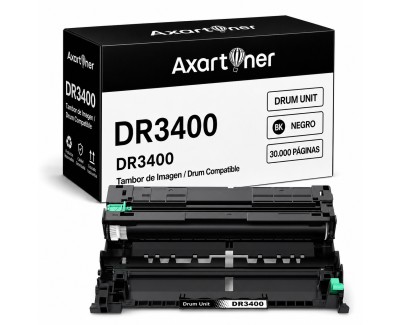 Compatible Brother DR3400 Tambor de Imagen (Drum) DR-3400 para Brother DCP-L5500 DCP-L6600 HL-L5000 HL-L5100 HL-L5200 HL-L6250 HL-L6300 HL-L6400 MFC-L5700 MFC-L5750 MFC-L6800 MFC-L6900