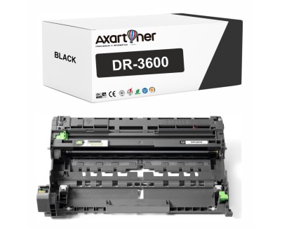 Compatible Brother DR3600 XL Negro Tambor de Imagen (Drum) para Brother DCP-L5510 / HL-L5210 / HL-L6210 / HL-L6410 / MFC-L5710 / MFC-L6710 / MFC-L6910