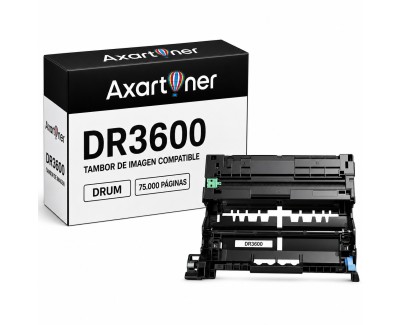 Compatible Brother DR3600 XL Negro Tambor de Imagen (Drum) para Brother DCP-L5510DW / HL-L5210DN / HL-L5210DW / HL-L6210DW / HL-L6410DN / MFC-L5710DN / MFC-L5710DW / / MFC-L6710DW / MFC-L6910DN
