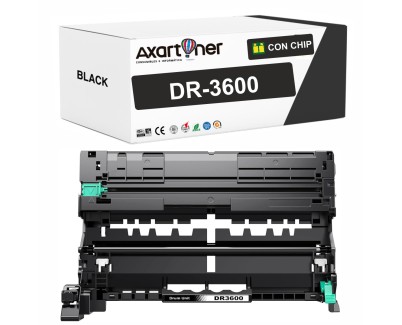 Compatible Brother DR3600 XL Negro Tambor de Imagen (Drum) para Brother DCP-L5510DW / HL-L5210DN / HL-L5210DW / HL-L6210DW / HL-L6410DN / MFC-L5710DN / MFC-L5710DW / / MFC-L6710DW / MFC-L6910DN