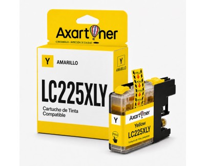 Compatible Brother LC-225XL Amarillo Cartucho de Tinta LC225XLY