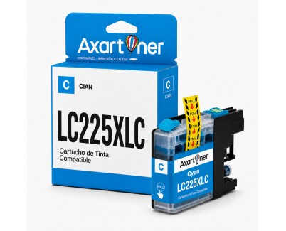 Compatible Brother LC-225XL Cyan Cartucho de Tinta LC225XLC