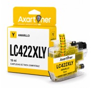 Compatible Brother LC-422XL Amarillo Cartucho de Tinta LC422XLY para Brother MFC-J5340DW, MFC-J5345DW, MFC-J5740DW, MFC-J6540DW, MFC-J6940DW
