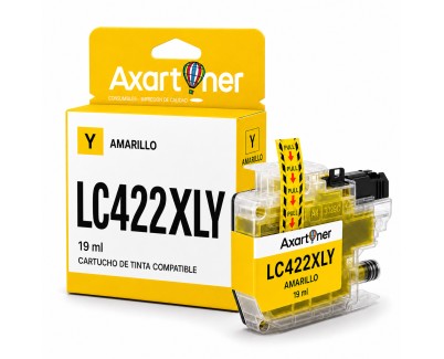 Compatible Brother LC-422XL Amarillo Cartucho de Tinta LC422XLY para Brother MFC-J5340DW, MFC-J5345DW, MFC-J5740DW, MFC-J6540DW, MFC-J6940DW