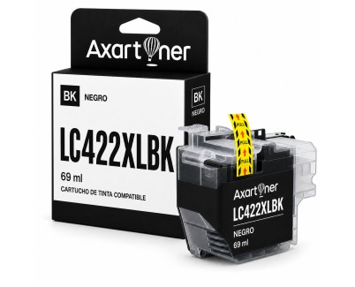 Compatible Brother LC-422XL Negro Cartucho de Tinta LC422XLBK para Brother MFC-J5340DW, MFC-J5345DW, MFC-J5740DW, MFC-J6540DW, MFC-J6940DW