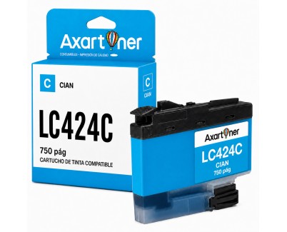 Compatible Brother LC-424 Cyan Cartucho de Tinta LC424C para Brother DCP-J1200DW / DCP-J1200W / Brother DCP-J1200WE