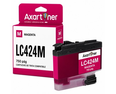 Compatible Brother LC-424 Magenta Cartucho de Tinta LC424M para Brother DCP-J1200DW / DCP-J1200W / Brother DCP-J1200WE
