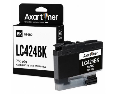 Compatible Brother LC-424 Negro Cartucho de Tinta LC424BK para Brother DCP-J1200DW / DCP-J1200W / Brother DCP-J1200WE