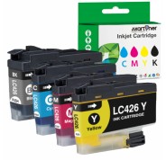 Compatible Brother LC-426 Pack de 4 Cartuchos de Tinta LC426VAL para Brother MFC-J4335 / MFC-J4340 / MFC-J4535 / MFC-J4540