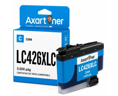 Compatible Brother LC-426XL Cyan Cartucho de Tinta LC426XLC para Brother MFC-J4335 / MFC-J4340 / MFC-J4535 / MFC-J4540